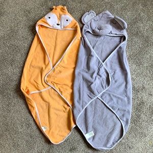 Set of Two Baby/Toddler Hooded Towels